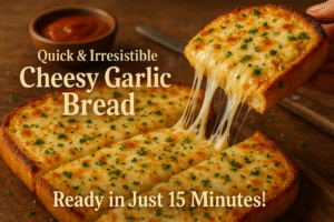 Cheesy Garlic Bread in 15 Minutes: Quick & Irresistible Recipe