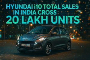 Hyundai i10 Total Sales in India Cross 20 Lakh Units
